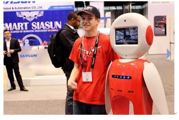 sunbet官网松果机械人 AUTOMATE机械人展上一路灵动的景致线